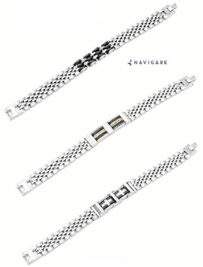 Immagine di BRACCIALE UOMO NAVIGARE 3pz + SCATOLA REGALO (promo senza shopper)