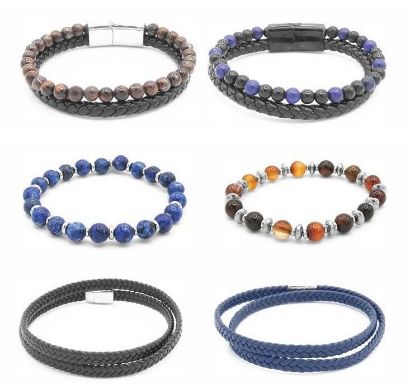 Immagine di BRACCIALE UOMO NAVIGARE 6pz + SCATOLA REGALO (promo senza shopper)