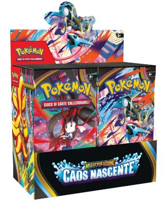 Immagine di CARTE DA GIOCO POKEMON 1x10pz M4 Megaevoluzione - Caos Nascente in Paper Sleeve  (V.6,00)