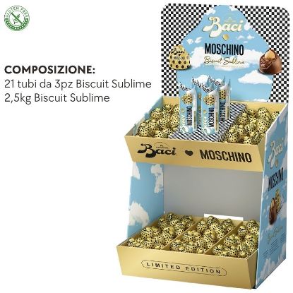 Immagine di BACI PERUGINA EXPO ASSORTITO 265pz 3,288kg MOSCHINO - EXPO DA BANCO - PR2026