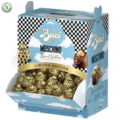 Immagine di BACI PERUGINA MARSUPIO MOSCHINO SFUSI 1500gr 120pz ca - PR2026