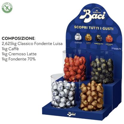 Immagine di BACI PERUGINA EXPO ASSORTITO 450pz 5,625kg - EXPO DA BANCO - PR2026