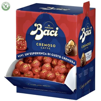 Immagine di BACI PERUGINA MARSUPIO CREMOSO LATTE SFUSI 1500gr 120pz ca - PR2026