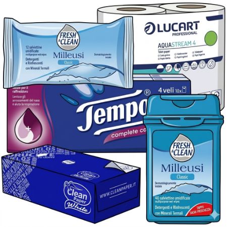 Immagine per la categoria FAZZOLETTI  E SALVIETTE
