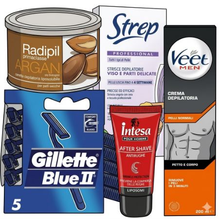 Immagine per la categoria RASATURA E DEPILAZIONE