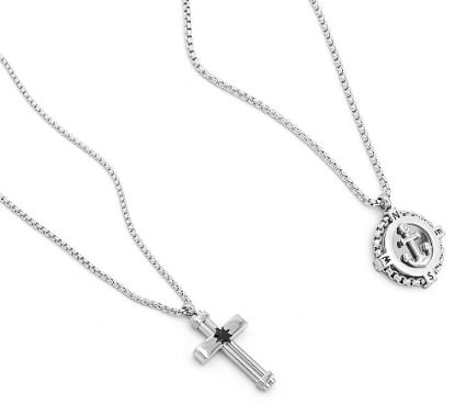 Immagine di COLLANA UOMO NAVIGARE 2pz ASSORTITI + SCATOLA REGALO (promo senza sacchetto)