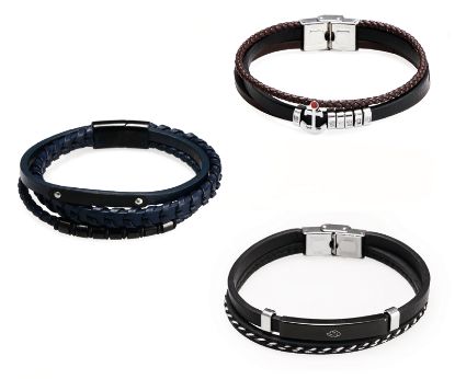 Immagine di BRACCIALE UOMO NAVIGARE 4pz + SCATOLA REGALO (promo senza shopper)