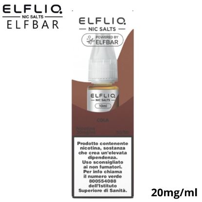Immagine di ELFLIQ NIC SALTS COLA 10ml 20mg/ml - PLN010532