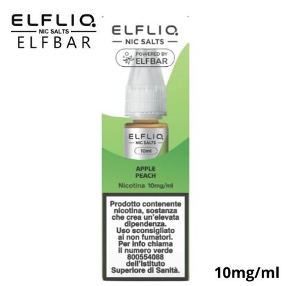 Immagine di ELFLIQ NIC SALTS APPLE PEACH 10ml 10mg/ml - PLN011418