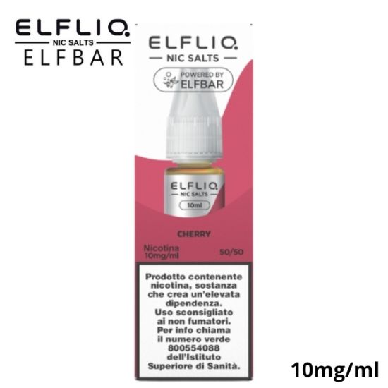 Picture of ELFLIQ NIC SALTS CHERRY 10ml 10mg/ml - PLN011422
