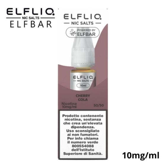 Picture of ELFLIQ NIC SALTS CHERRY COLA 10ml 10mg/ml - PLN011423