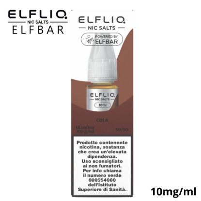 Immagine di ELFLIQ NIC SALTS COLA 10ml 10mg/ml - PLN011424