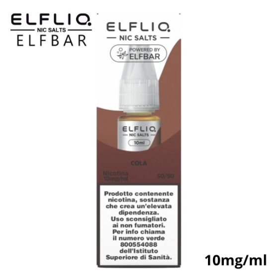 Picture of ELFLIQ NIC SALTS COLA 10ml 10mg/ml - PLN011424
