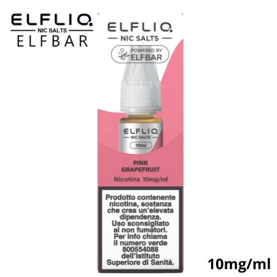 Immagine di ELFLIQ NIC SALTS PINK GRAPEFRUIT 10ml 10mg/ml - PLN011432