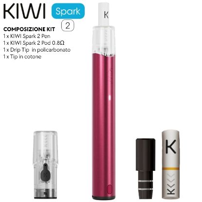Immagine di KIWI SPARK2 STARTER KIT RED VELVET - KIWI VAPOR (pvp.18,00)