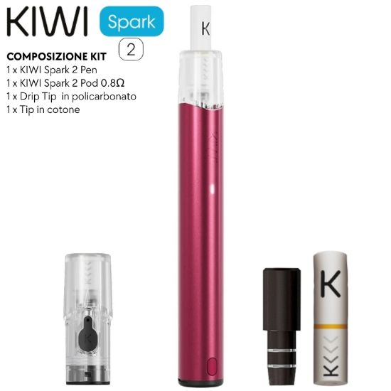 Immagine di KIWI SPARK2 STARTER KIT RED VELVET - KIWI VAPOR (pvp.18,00)