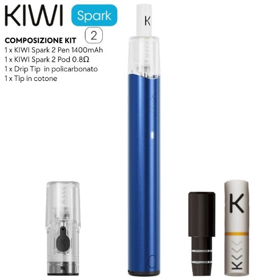 Picture of KIWI SPARK2 STARTER KIT MIDNIGHT BLUE - KIWI VAPOR (pvp.18,00)