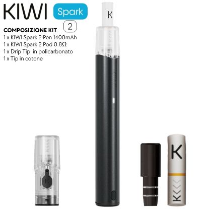 Immagine di KIWI SPARK2 STARTER KIT IRON GATE - KIWI VAPOR (pvp.18,00)