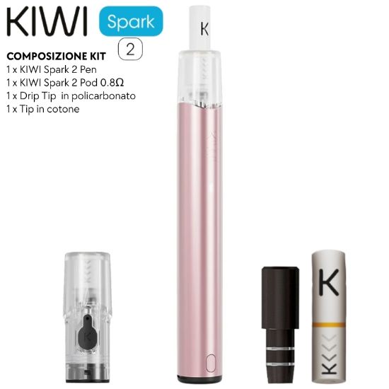 Immagine di KIWI SPARK2 STARTER KIT ROSE GOLD - KIWI VAPOR (pvp.18,00)
