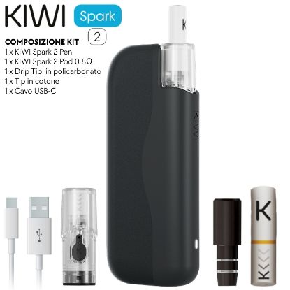 Immagine di KIWI SPARK2 PRO STARTER KIT IRON GATE - KIWI VAPOR (pvp.29,00)