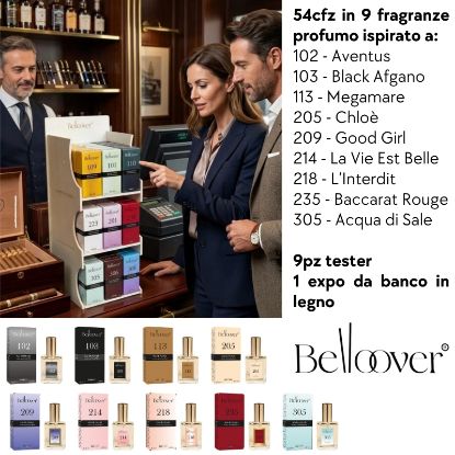 Immagine di PROFUMO BPM EXPO 54pz 15ml + 9 TESTER OMAGGIO