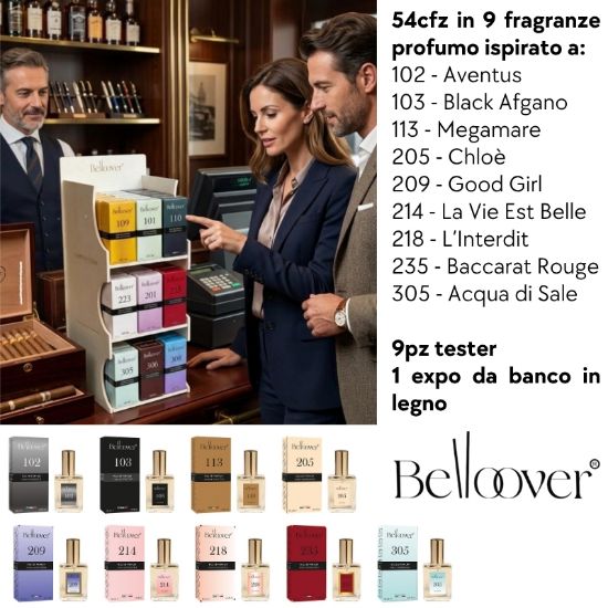 Picture of PROFUMO BPM EXPO 54pz 15ml + 9 TESTER OMAGGIO