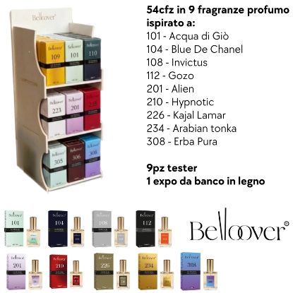 Immagine di PROFUMO BPM EXPO 54pz 15ml + 9 TESTER OMAGGIO