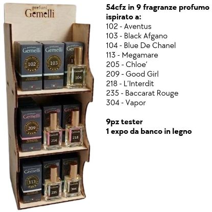 Immagine di PROFUMO BPM EXPO 54pz 15ml + 9 TESTER OMAGGIO