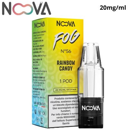 Immagine di NOOVA FOG POD 1pz RAINBOW CANDY 2ml 20mg/ml - PLN016933
