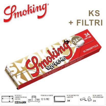 Picture of CARTINE SMOKING KS SUPREME 24pz (34fg+34filtri) (Acc. 5,88) - PROV-D00001904