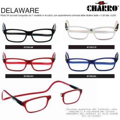 Immagine di OCCHIALI GRAD. IOI CHARRO DELAWARE (da 1.00 a 3.50) 24pz ASTA GIROCOLLO