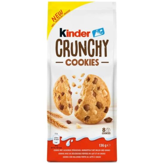 Immagine di FERRERO KINDER CRUNCHY COOKIES 15pz 136gr