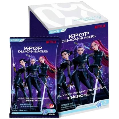 Immagine di CARTE DA GIOCO K-POP DEMON HUNTERS 1x8carte BLISTER (PVP.6,50)