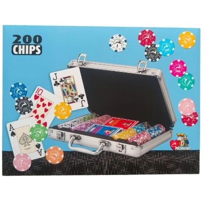 Picture of FICHES POKER CHIPS 200/PKP 14gr VALIGETTA - MODIANO