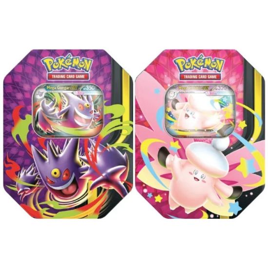 Immagine di CARTE DA GIOCO POKEMON TIN DA COLLEZIONE MEGA CHIARODILUNA (V.26,90)