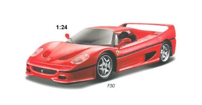 Immagine di GIOCHI AUTO 1:24 FERRARI F50 1pz BBURAGO