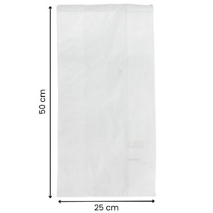Picture of SACCHETTI CARTA BIANCO 25x50cm 10kg