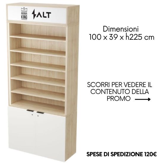 Immagine di ITAB PROMO CORNER ARMADIO DA PARETE permanente 100cm