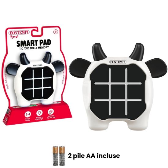 Immagine di GIOCHI SMART PAD TIC-TAC-TOE & MEMORY MUCCA