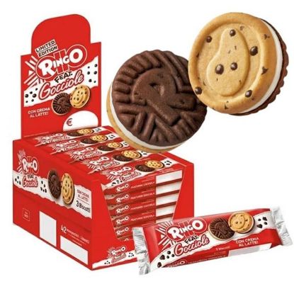 Immagine di BISCOTTI RINGO PAVESI GOCCIOLE 42pz