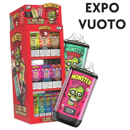 Immagine di MONSTER PROMOZIONALE EXPO RED 3piani da BANCO