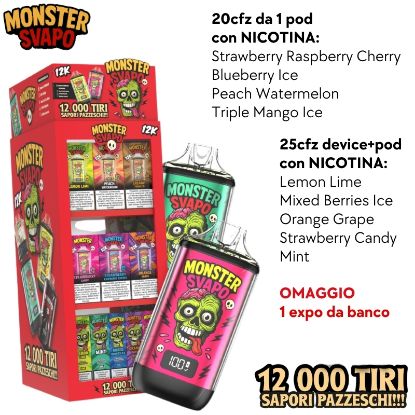 Picture of MONSTER SVAPO 45pz + EXPO OMAGGIO