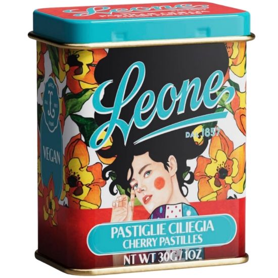 Immagine di LEONE PASTIGLIE 12pz LATTA HULYA CILIEGIA
