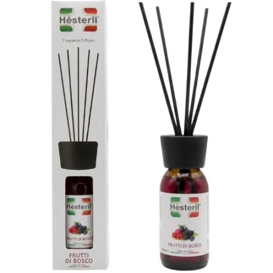 Immagine di PROFUMATORE AMBIENTE HESTERIL 125ml C/BASTONCINI - FRUTTI DI BOSCO