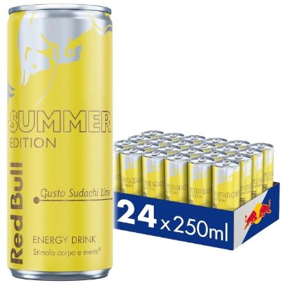 Immagine di BEVANDA RED BULL ENERGY DRINK SUMMER EDITION 250ml 24pz