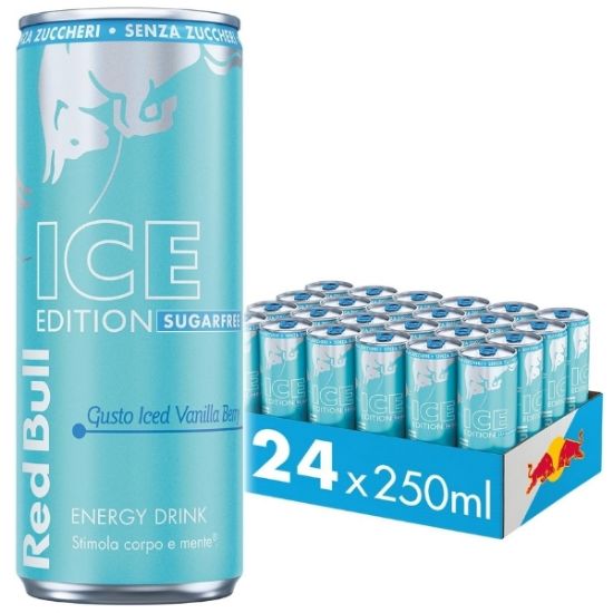 Immagine di BEVANDA RED BULL ENERGY DRINK ICE EDITION 250ml 24pz