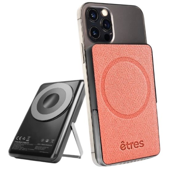 Immagine di BATTERIA ESTERNA POWERBANK 10000mAh WIRELESS MAGNETICO PINK