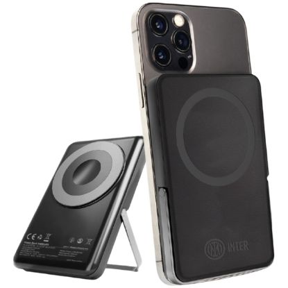 Picture of BATTERIA ESTERNA POWERBANK 10000mAh WIRELESS MAGNETICO INTER