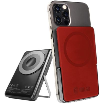 Immagine di BATTERIA ESTERNA POWERBANK 5000mAh WIRELESS MAGNETICO MILAN