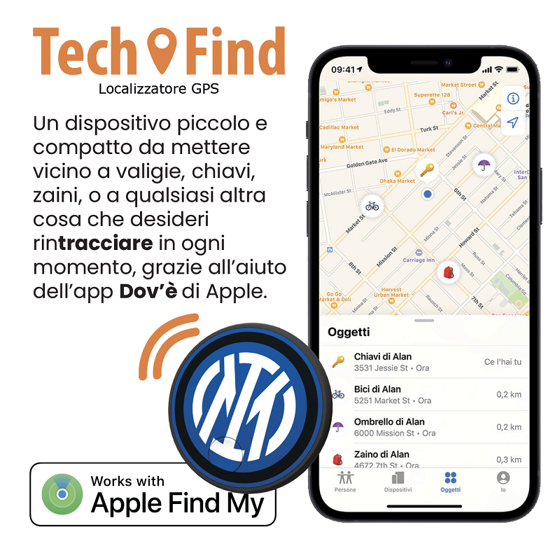 Immagine di LOCALIZZATORE TRACKER TECH FIND INTER 1pz TECHMADE